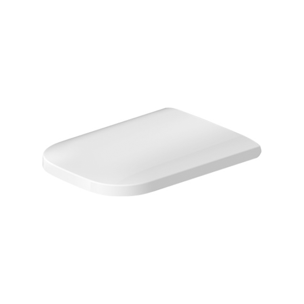Duravit Soft Closing Toilet Seat And Cover Suitable For 62cm and 71cm (D) Happy D.2 Plus WC's - Glossy WhiteGlossy White