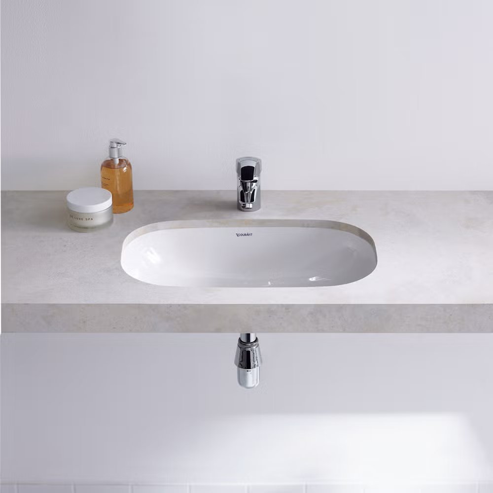 Duravit UnderCounter Wash Basin 56(W)x40(D) cm - Glossy WhiteGlossy White