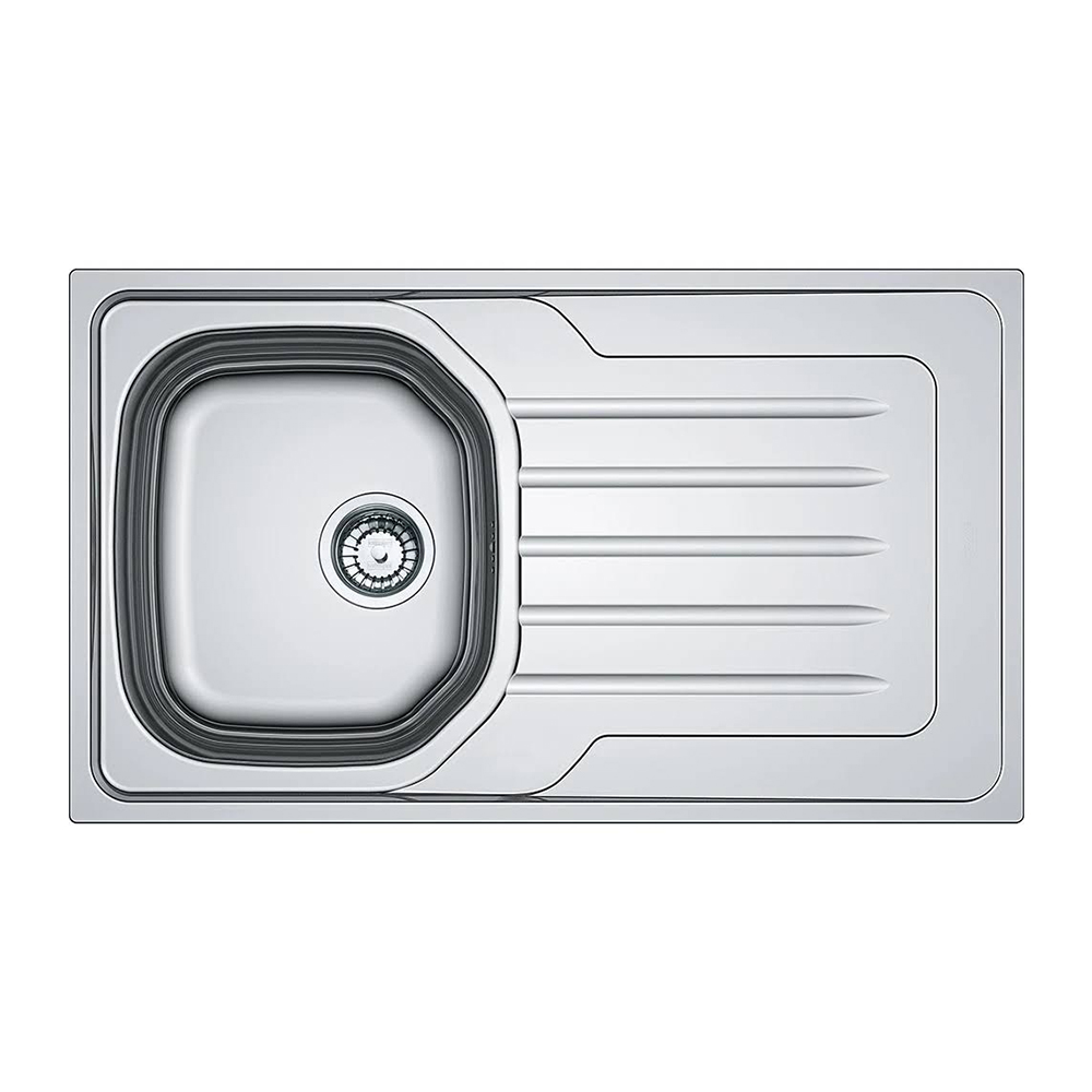 Franke Inset Single Bowl Kitchen Sink 86(L) x 50(W) x 16(D) cm - Stainless SteelStainless Steel