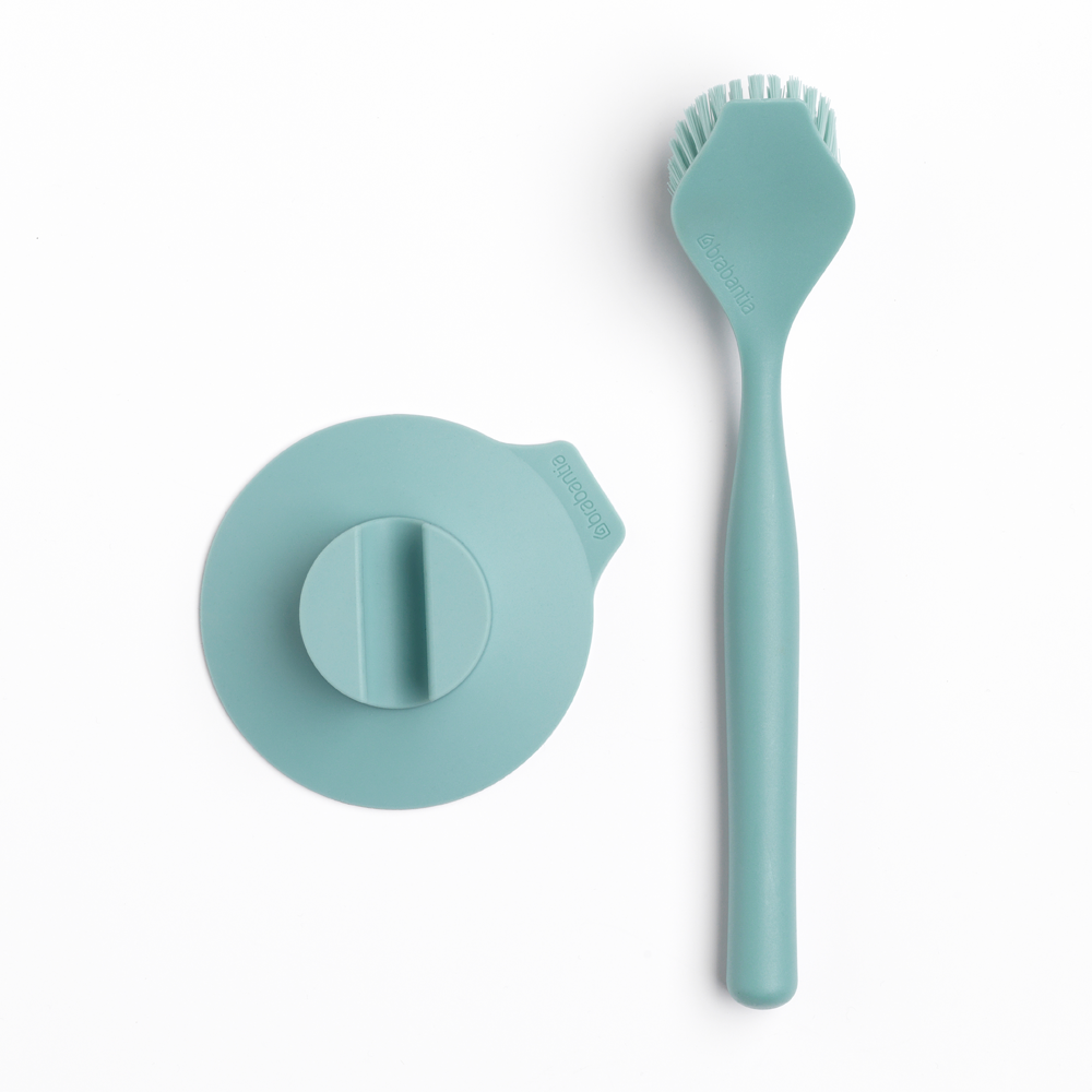 Brabantia Dish Brush with Suction Cup Holder - Mint