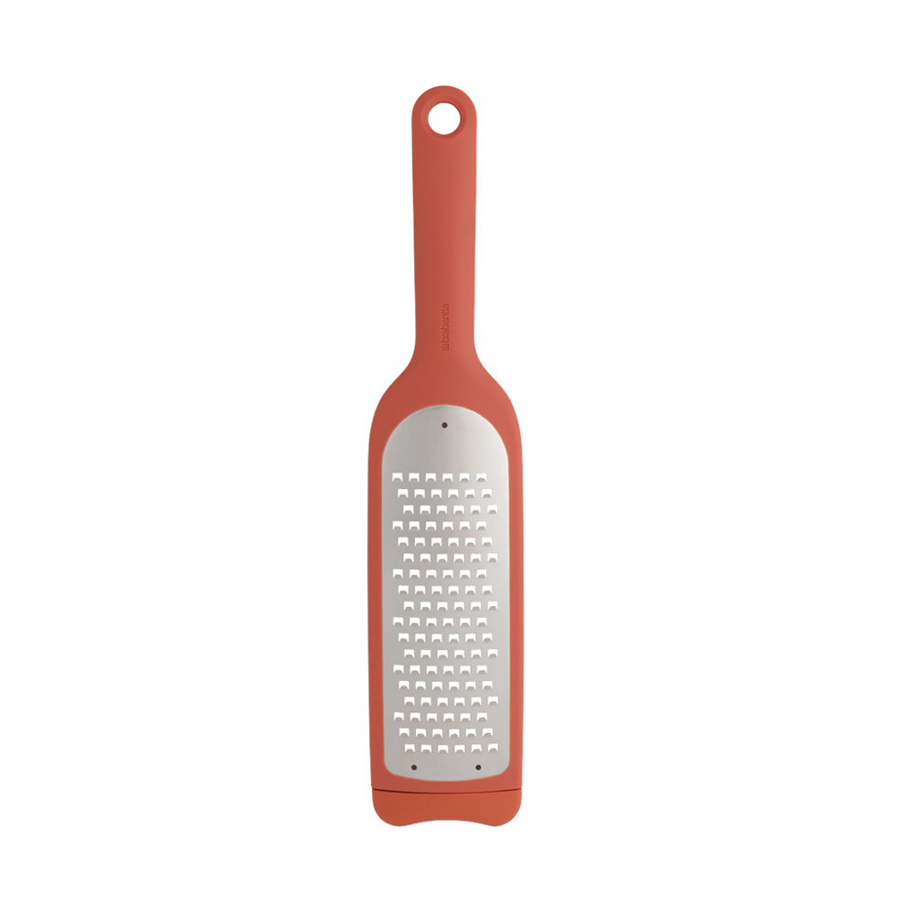 Brabantia Coarse Grater with Cover - Terracotta Pink