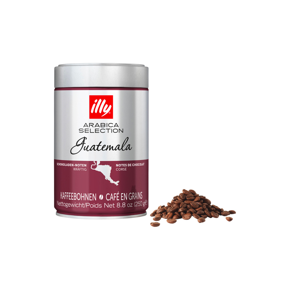 illy Arabica Selection Guatemala Whole Bean Coffee - 250g, Bold Intensity