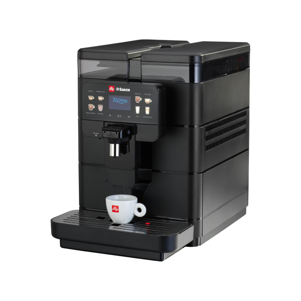 illy Saeco Royal - High-Performance One Touch Coffee Machine, Sleek BlackBlack