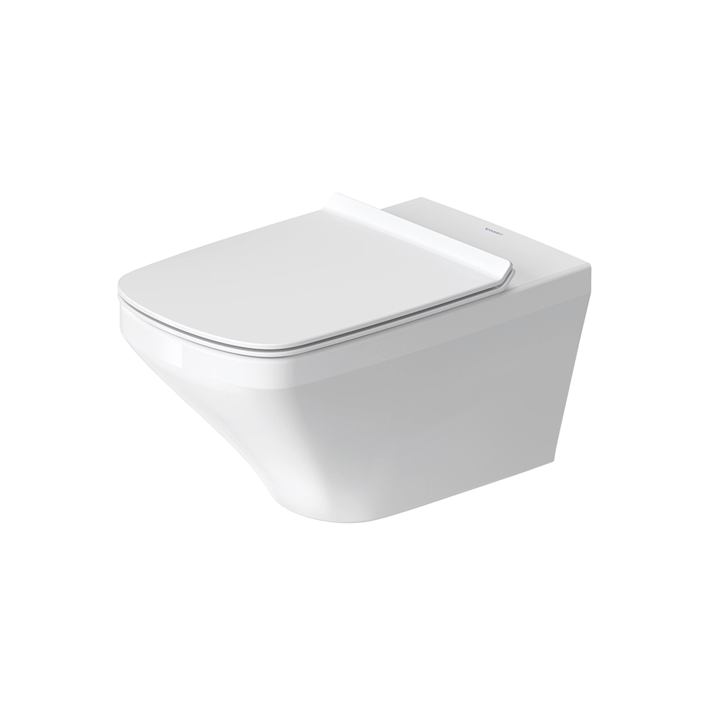 Duravit Rimless Wall Mounted WC Toilet 62cm (D) - Glossy WhiteGlossy White