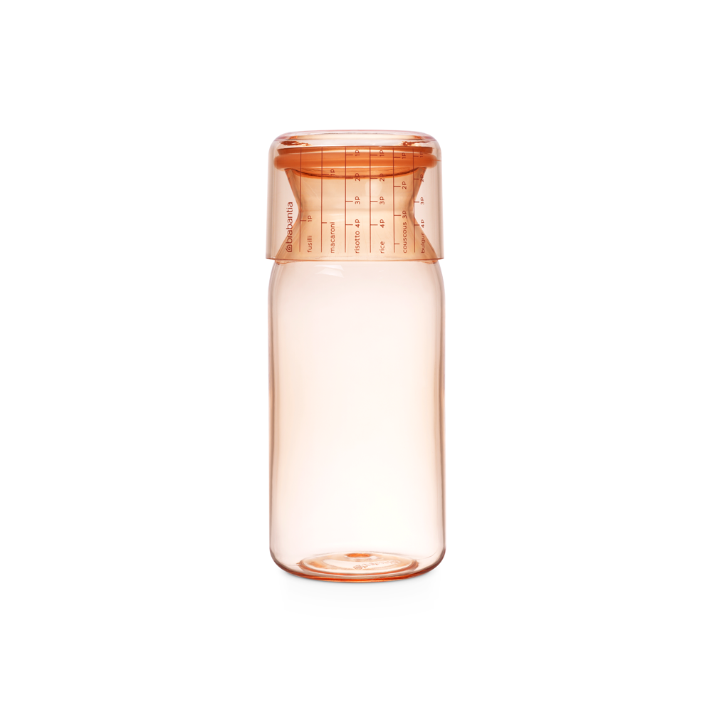 Brabantia Storage Jar with Measuring Cup 1.3L - Pink
