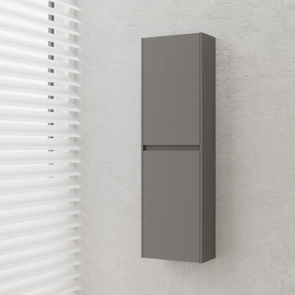 Bernstein Bathroom Storage Side Cabinet - Concrete Grey MattConcrete Grey Matt
