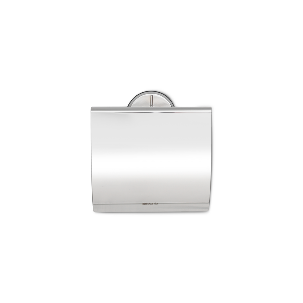 Brabantia Toilet Roll Holder With Cover - Steel