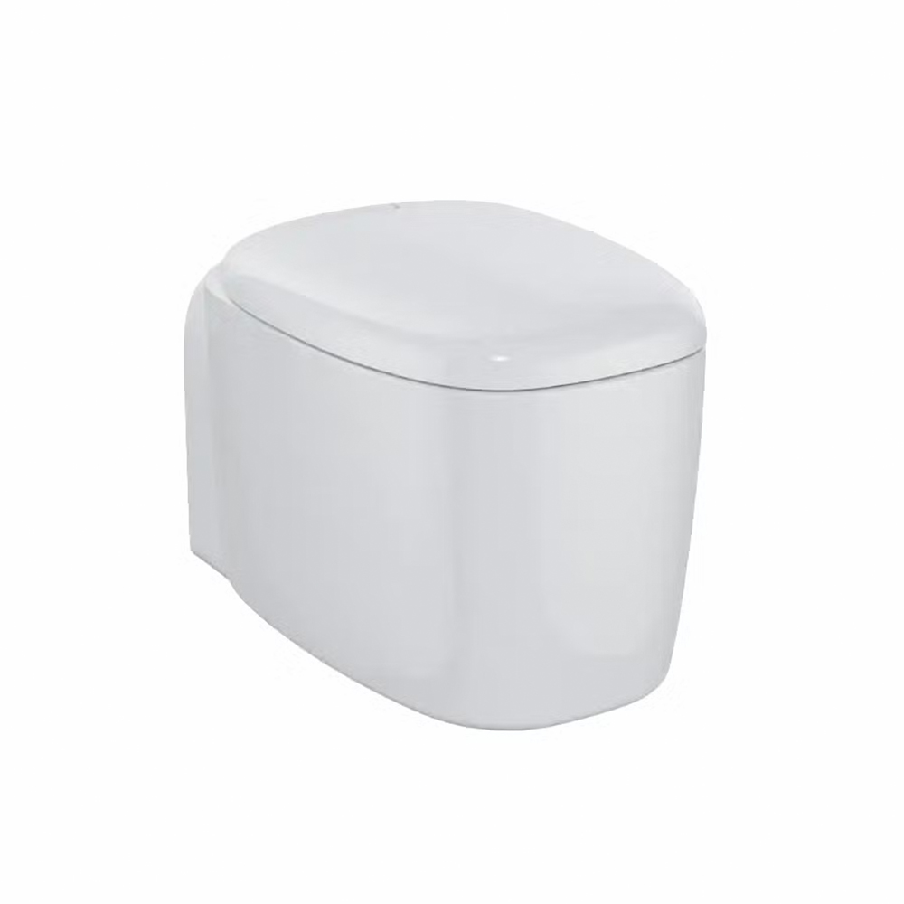 VitrA Rimless Wall Mounted WC Toilet 54.5 cm (D) - Glossy WhiteGlossy White
