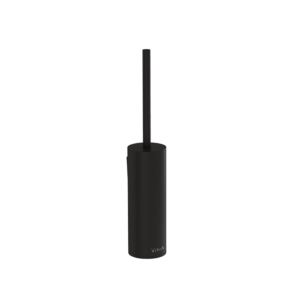 VitrA Freestanding Toilet Brush Holder - BlackMatt Black