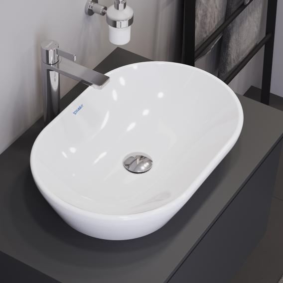 Duravit CounterTop Wash Basin 60(W)x40(D) cm Incl. Bottle Trap - Glossy WhiteGlossy White