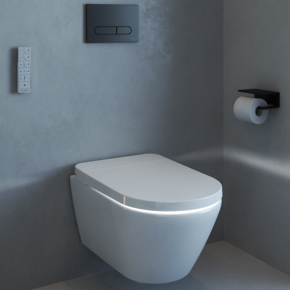Duravit SensoWash® D-Neo Compact Smart Shower Toilet 57.5 cm (D) - Glossy WhiteGlossy white