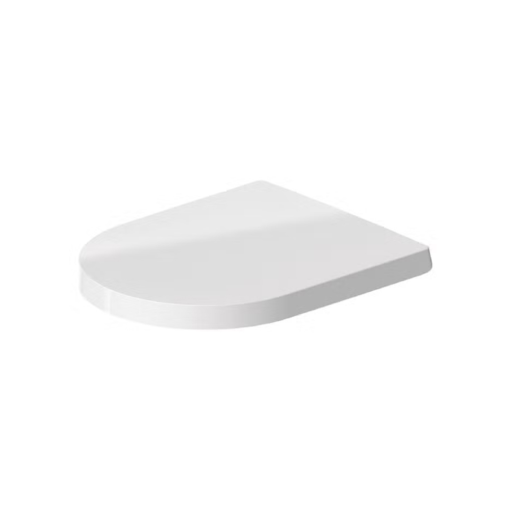 Duravit Soft Closing Toilet Seat and Cover suitable for 54cm (D) Darling New & Starck 2 WC's - Glossy WhiteGlossy White