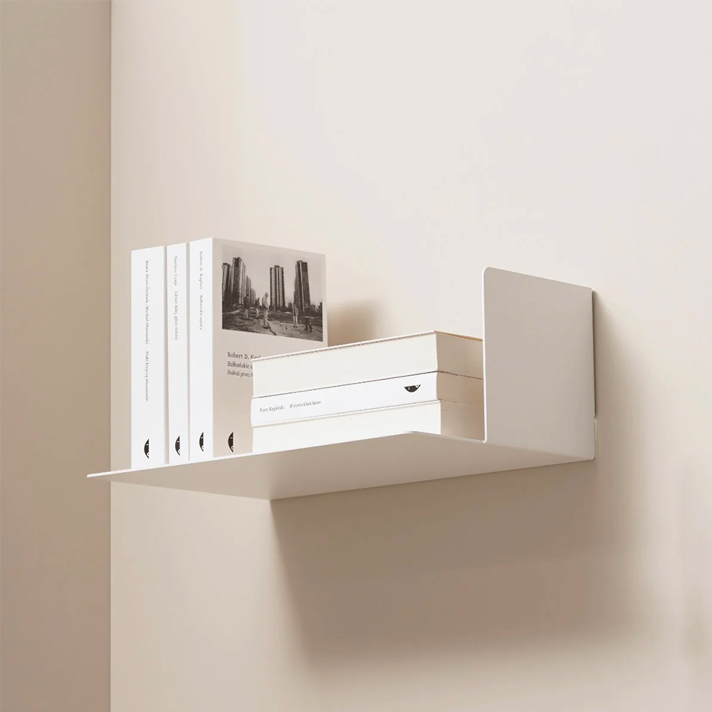 Fink Firenze Bookshelf in Steel 37cm (W) - Polar WhitePolar White