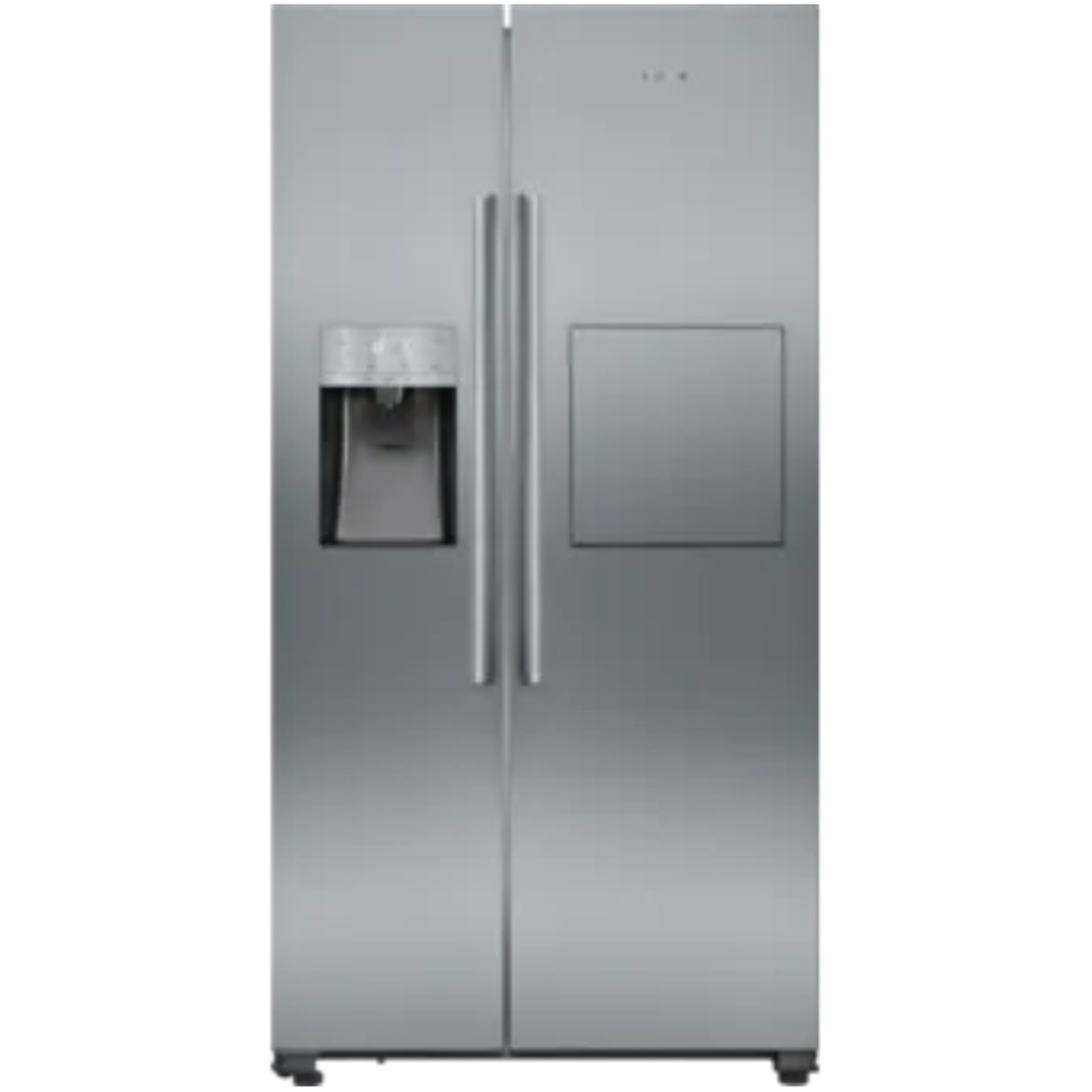 Siemens Freestanding American Side by Side Refrigerator with Ice & Water Dispenser - 598 LStainless Steel
