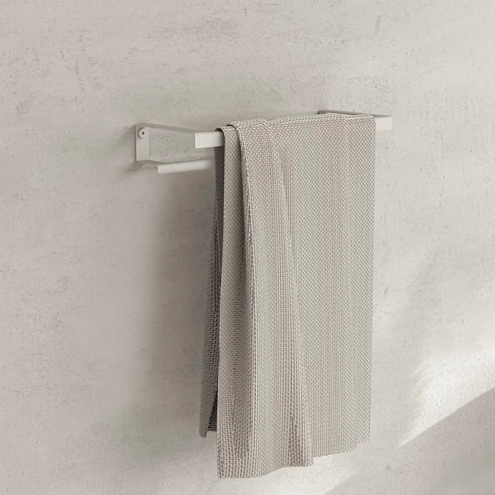 Fink Talinn Towel Holder in Steel 37cm (W) - Polar WhitePolar White