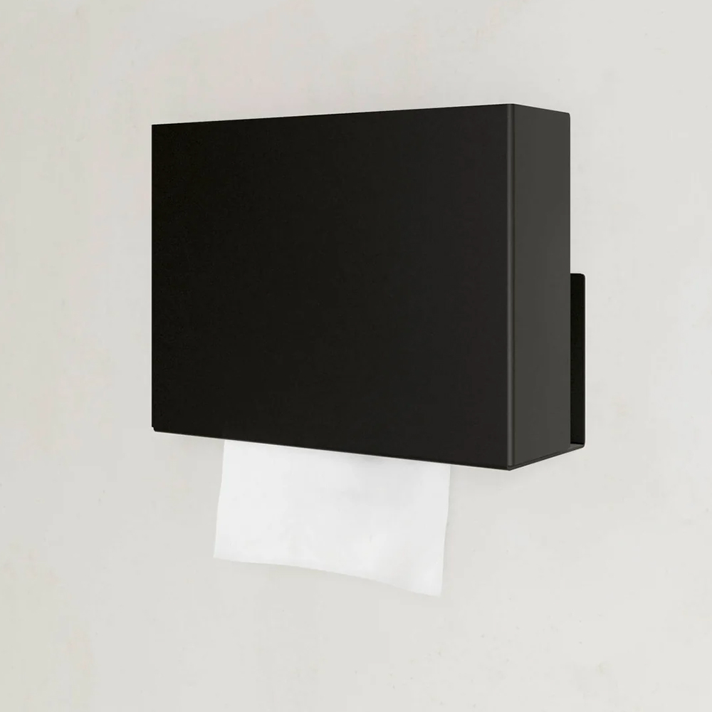 Fink Vilnius Paper Towel Dispenser in Steel 30cm (W) - Midnight BlackMidnight Black