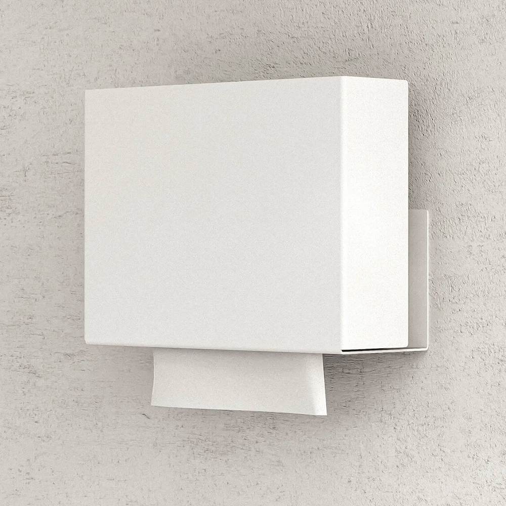 Fink Vilnius Paper Towel Dispenser in Steel 30cm (W) - Polar WhitePolar White
