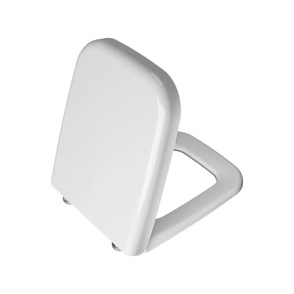 VitrA Soft Closing Toilet Seat and Cover suitable for 54.5cm (D) Integra & S50 WC's - Glossy WhiteGlossy White