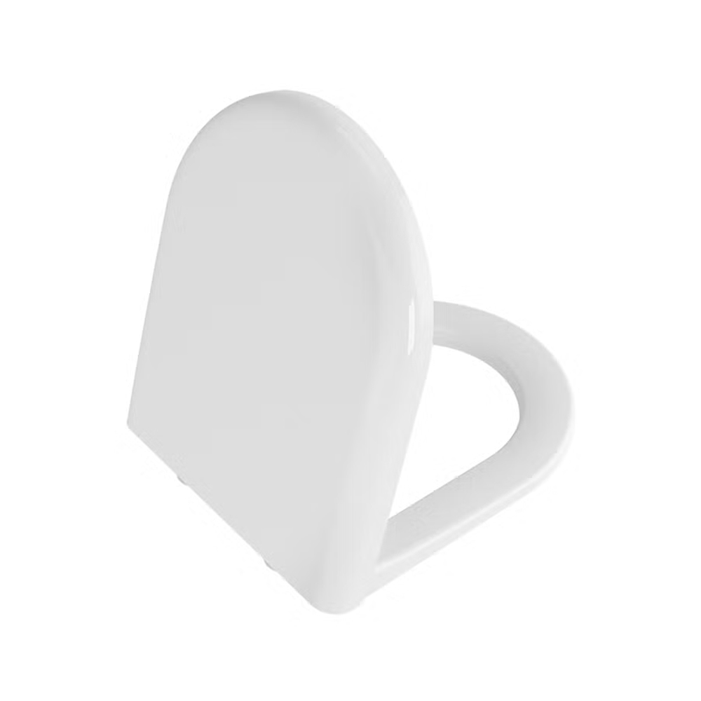 VitrA Soft Closing Toilet Seat and Cover suitable for 61cm (D) Zentrum WC's - Glossy WhiteGlossy White